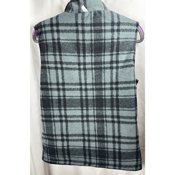 Columbia reversible youth size 14-16 black puffer vest EUC pockets - Picture 4 of 7